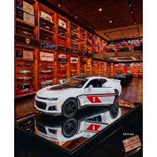 Oyuncak Sahili Chevrolet Camaro Zl1 Sport 12.5cm Metal Araba Kapı Açılır Diecast Model Koleksiyon Zl1 Model Kinsmart Modifiye Beyaz
