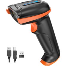 Tera 5100 Kablosuz Barkod Okuyucu - 1d ve 2d Qr Kod Okuyucu, 2.4ghz Kablosuz ve USB Kablolu, 2000MAH