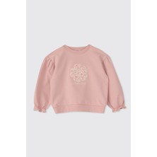 Panço Kız Bebek Pembe Sweatshirt