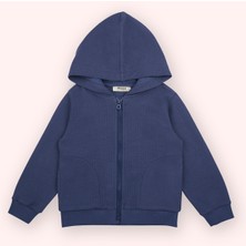 Panço Erkek Bebek Kapüşonlu Lacivert Sweatshirt