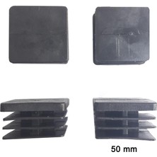 TeknoKapsül Kare Profil Iç Tapa 50X50 mm 4 Adet