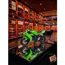 Oyuncak Sahili Yamaha Yzf R25 Gp Tarz Ninja Model Motorsiklet 17X8.5 cm Koleksiyon Motor Metal Plst Amortisörlü Motosiklet Ayaklık Açılır Yeşil