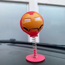 TeknoKapsül Iron Man Sallanan Kafa Zıp Zıp Marvel Lisanslı
