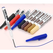 Starseven Long Nib Derin Delik Işaretleme Kalemi 12 Adet - 30MM Uzun Uçlu Mimari Marangoz Kalemi, Suya Day