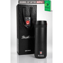 x Dekomus Lisanslı Beşiktaş Özel Çanta Kutulu 550 ml Çelik Termos