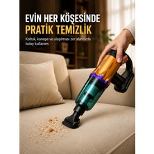 Renas Store Taşınabilir Kablosuz El Süpürgesi Araç ve Ev Temizliğine Uygun