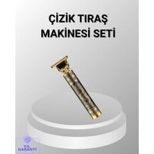 Renas Store Şarjlı T Bıçaklı Saç ve Sakal Tıraş Makinesi – 3 Başlıklı Güçlü Motorlu 2 Saat Kullanım