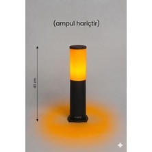 Econa 41 cm Bahçe Yol Aydınlatma, Set Üstü, Duvar Armatürü, Çim,yürüyüş Yolu Aplik,dekoratif Armatür Ampul Hariç