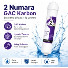 TeknoKapsül 2 Numara Premium Gac Karbon Su Arıtma Filtresi 408694547