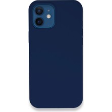 Magicool Iphone 12 Kılıf Lansman Legant Silikon - Lacivert