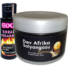 TeknoKapsül Giant Afrikasalyangozu Dev Salyangozyaşlanma Karşıtı 100ML + Sıxx Bayan Memeşekillendirici Krem 60 ml