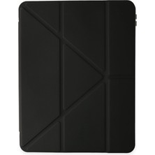 TeknoKapsül iPad 10.2 (8.nesil) Kılıf Kalemlikli Mars Tablet Kılıfı - Siyah