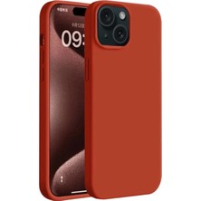 sbodurhome Apple Iphone 15 Plus Kılıf First Silikon - Kırmızı