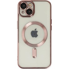 sbodurhome Apple Iphone 14 Kılıf Kross Magneticsafe Kapak - Rose