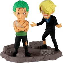Bandai Bandaı One Piece Roronoa Zoro & Sanji Log Stories Wcf – Spirits Official Figure 12CM Anime Figure Figür