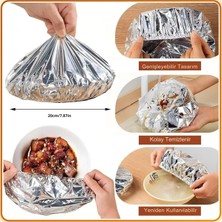 Asil Sepet Asiltech 10'lu Bone Kapak - Folyo - Isı Yalıtımlı - Tabak ve Mini Tencere Uyumlu