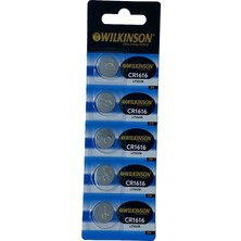 Renas Store Wılkınson 1616 3V Lityum Düğme Pil 5'li Paket