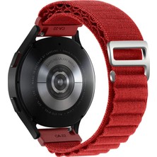 TeknoKapsül Watch 20MM KR410 Kumaş Kordon - Kırmızı