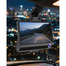 Renas Store Çift Kameralı Araç Içi Kamera Full Hd 1080P Gece Görüş ve Park Modlu