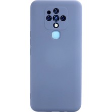 Magicool Tecno Camon 16 Kılıf Nano Içi Kadife Silikon - Gri