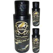 TeknoKapsül Caraboa Kadın ve Erkekler Için Eroticmassage Oil / 3 Adet Erotikmasaj Yağı 60 ml