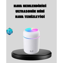 Renas Store Taşınabilir USB Mini Nemlendirici – LED Aydınlatmalı Çift Püskürtme Modu