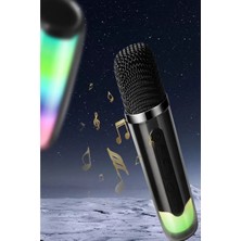 Usm Pluse 7 Mikrofonlu Rgb Kablosuz Hoparlör - Beyaz