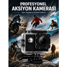 Renas Store Yüksek Görüntü Kalitesi Sunan 1080P Full Hd Aksiyon Kamerası