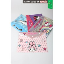 x Dekomus Lisanslı Sanrio Best Friends 4 Adet Çıtçıt Dosya Hello Kitty,my Melody,kuromi,cinnamoroll
