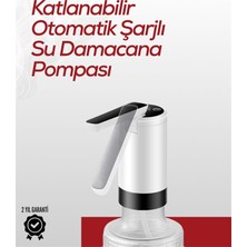 Renas Store Akıllı Şarjlı Damacana Pompası Tek Tuşla Su Dolum