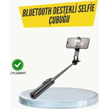 Renas Store Bluetooth Selfie Çubuğu –  Katlanabilir Uzaktan Kumandalı