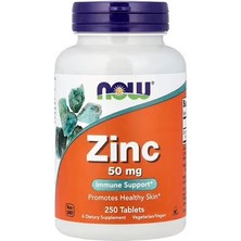 Now Foods Zinc 50 Mg 250 Tablets
