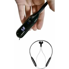 TeknoKapsül 100 Saat Kablolu Boyun Askılı Dijital Göstergeli Bluetooth Kulaklık