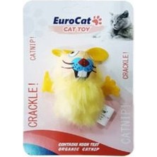 TeknoKapsül Sarı Fare Kedi Oyuncağı 7,5 cm