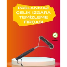 Renas Store Mangal Izgara Temizleme Fırçası Pas Tutmaz Çelik Telli