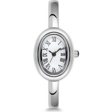 Spectrum Premium Metal Kelepçe Kordon Oval Minimal Kadın Kol Saati
