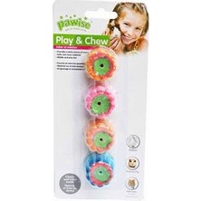 TeknoKapsül Yenilebilir Çiçek Kemirme Hamster Oyuncağı 3 cm