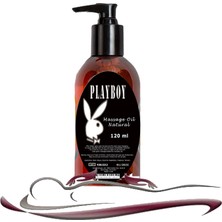TeknoKapsül Playboy Massage Oil Natural And Vanilla Fragrances 120 ml Kokusuz ve Vanilya Kokulu Vücut Masaj Yağı