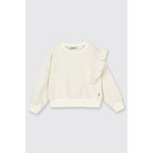 Panço Kız Bebek Ekru Sweatshirt