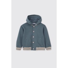 Panço Erkek Bebek Kapüşonlu Petrol Sweatshirt