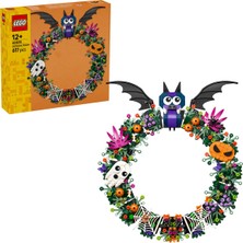 LEGO Cadılar Bayramı Çelengi Dekoratif Ev Modeli 40825 – (617 Parça)
