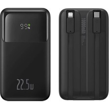 Renas Store Baseus Comet Series 10000MAH 22.5W Hızlı Şarj Dijital Göstergeli POWERBANK-(5775)