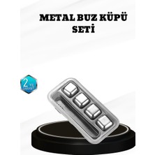 Renas Store 304 Paslanmaz Çelik Buz Küpü Seti Sulandırmadan Soğutan Yeniden Kullanılabilir