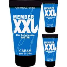 TeknoKapsül Member Xxlcream 50 ml 3 Adet Erkeklere Özel Krem