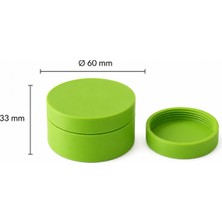 Yapı 3D Kapaklı Çok Amaçlı Mini Saklama Kutusu 60 x 33 mm | Yuvarlak Saklama Kabı |