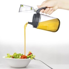Renas Store Cam Yağdanlık - Kulplu Sirkelik Sosluk 660ML (1177)