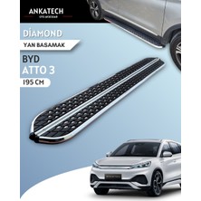 Ankatech Byd Atto 3 Dıamond Krom Yan Basamak 193 cm 2022 Üzeri A+ Kalite