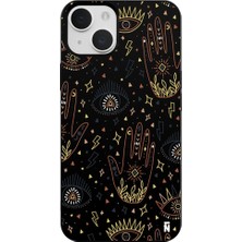 Casen iPhone 11 Siyah Lansman Renkli Silikon I'm Mysterious Tasarımlı Kamera Korumalı Telefon Kılıf