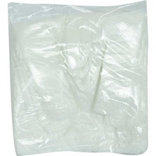 TeknoKapsül Ekonomik Küçük Boy Atlet Hışır Poşet 38X22 cm Ince Beyaz 250 Adet 1 Paket