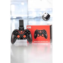 TeknoKapsül Android Uyumlu Gamepad X3 Game Stick Oyun Kolu Bluetooth Bağlantılı